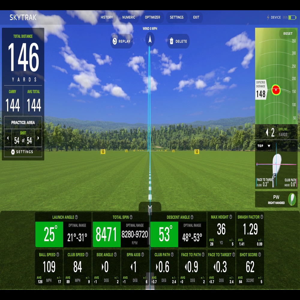 NEW 2023 SkyTrak Golf ST+ Launch Monitor Indoor/Outdoor Simulator