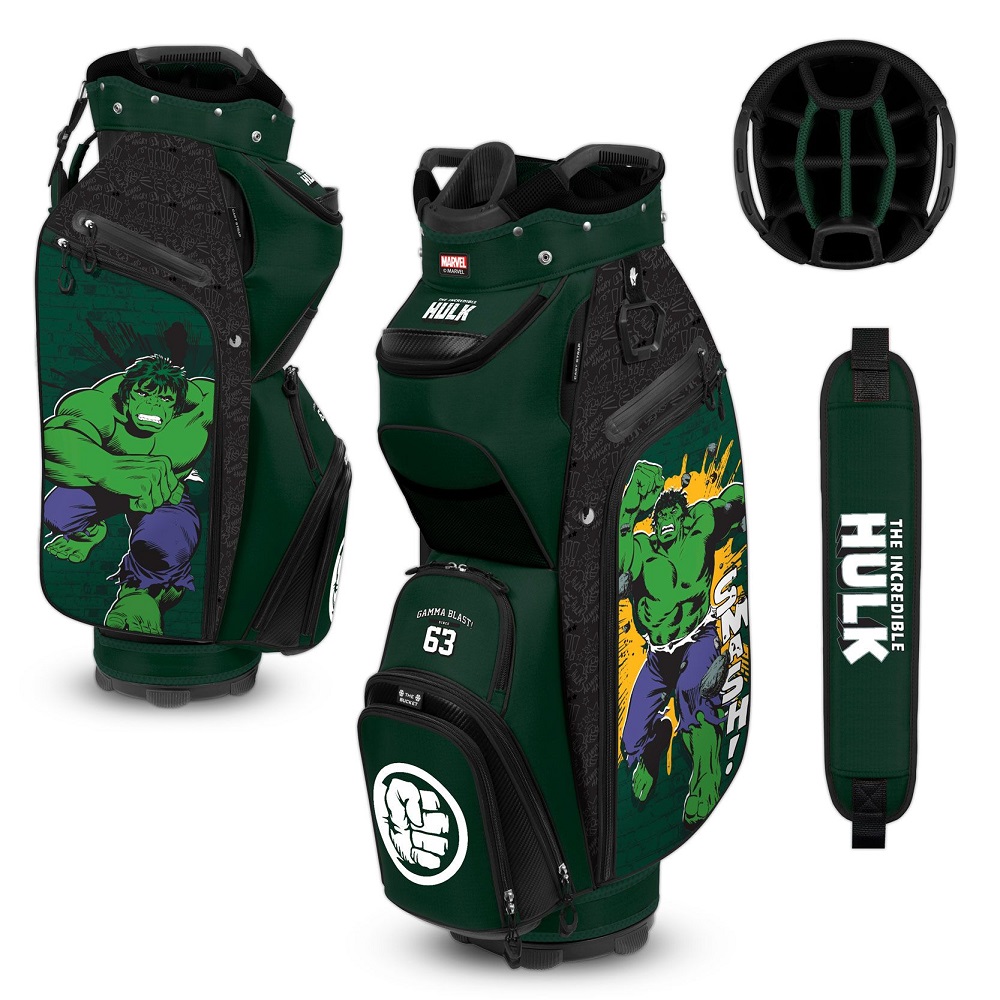 NEW Marvel Team Effort Bucket III Cooler Cart Golf Bag - Pick your Marvel Hero - Picture 7 of 9