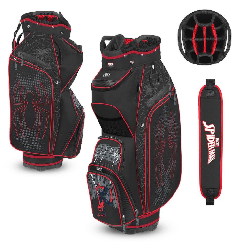 NEW Marvel Team Effort Bucket III Cooler Cart Golf Bag - Pick your Marvel Hero - Picture 9 of 9