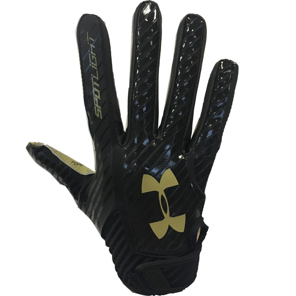 Under Armour Boys UA 2019 F6 Youth Football Receivers Gloves Running Back Gloves