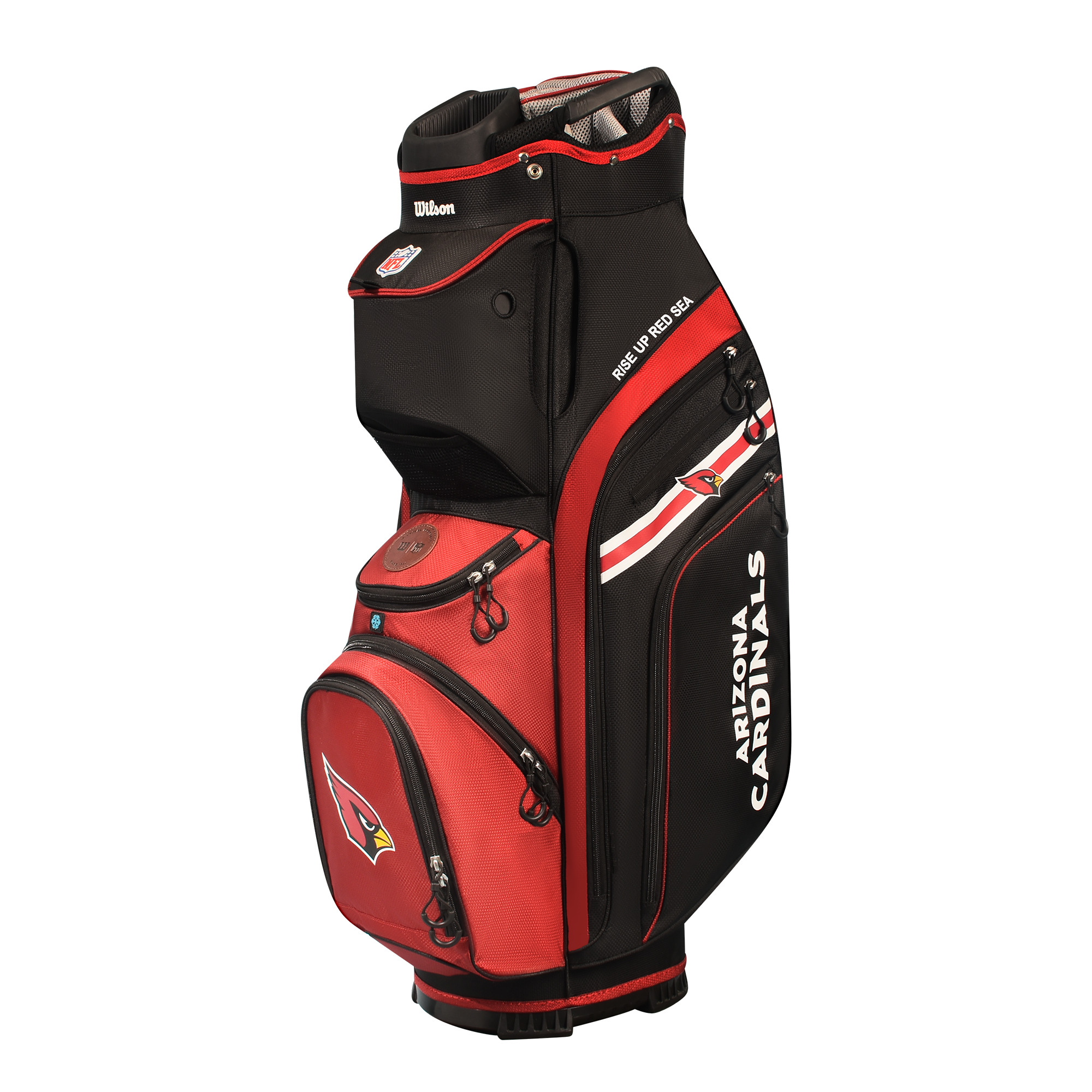 NEW Wilson Staff 2025 NFL Xtra Cart Golf Bag 14-Way Top - Pick Your Team - Picture 4 of 35