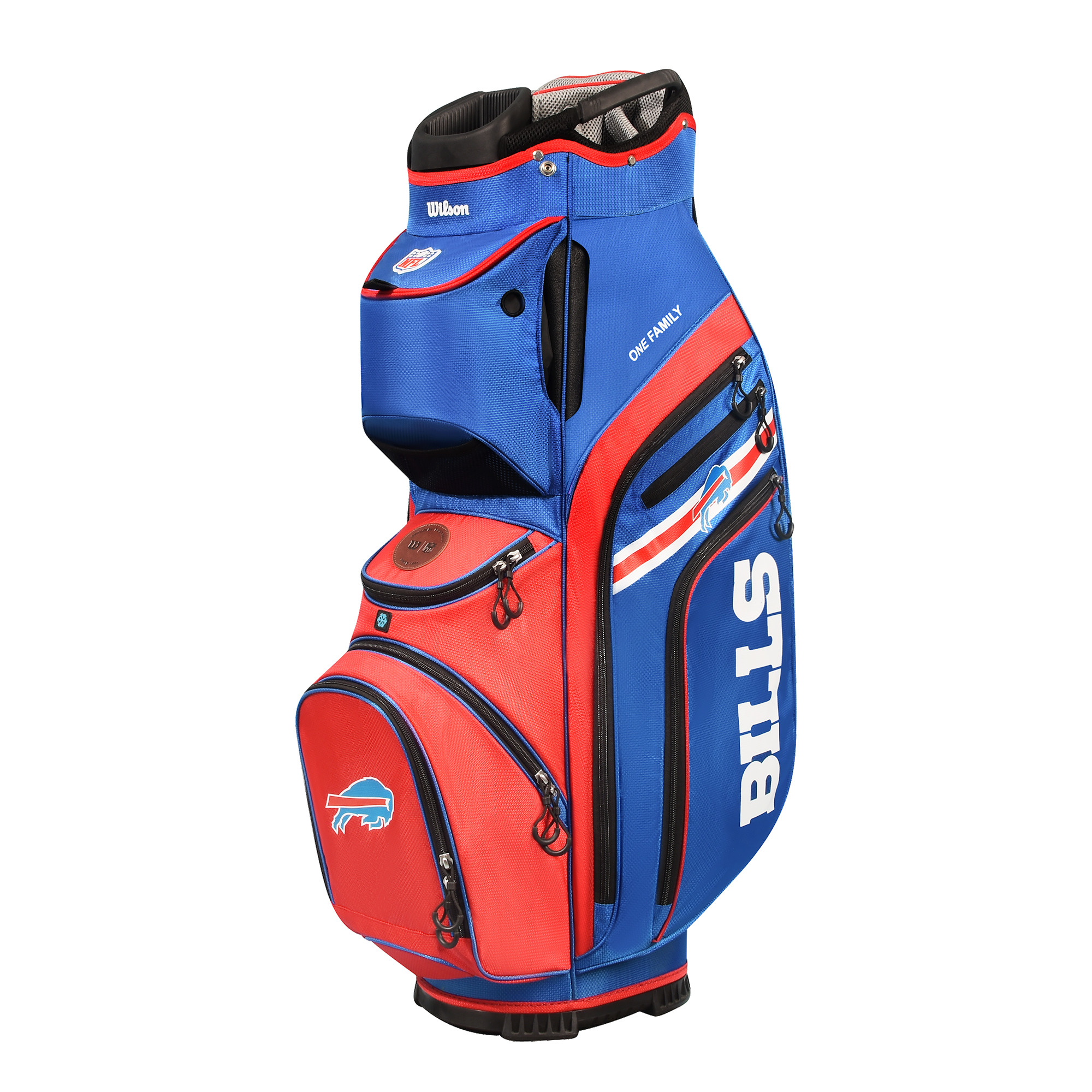 NEW Wilson Staff 2025 NFL Xtra Cart Golf Bag 14-Way Top - Pick Your Team - Picture 7 of 35