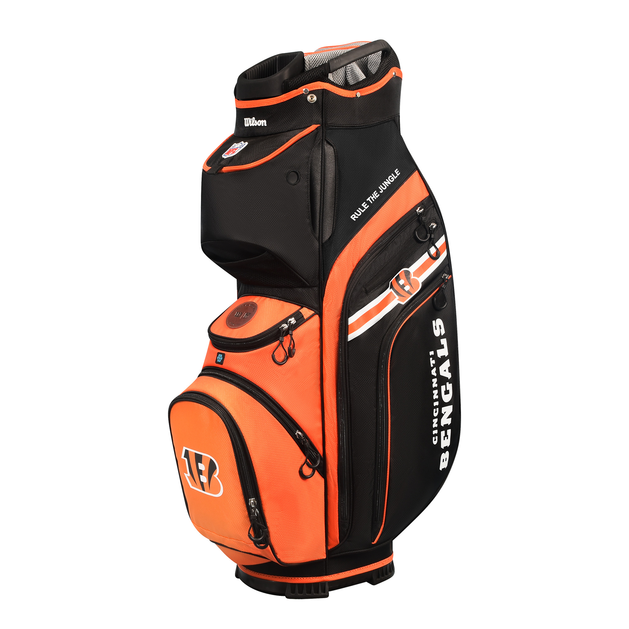 NEW Wilson Staff 2025 NFL Xtra Cart Golf Bag 14-Way Top - Pick Your Team - Picture 10 of 35