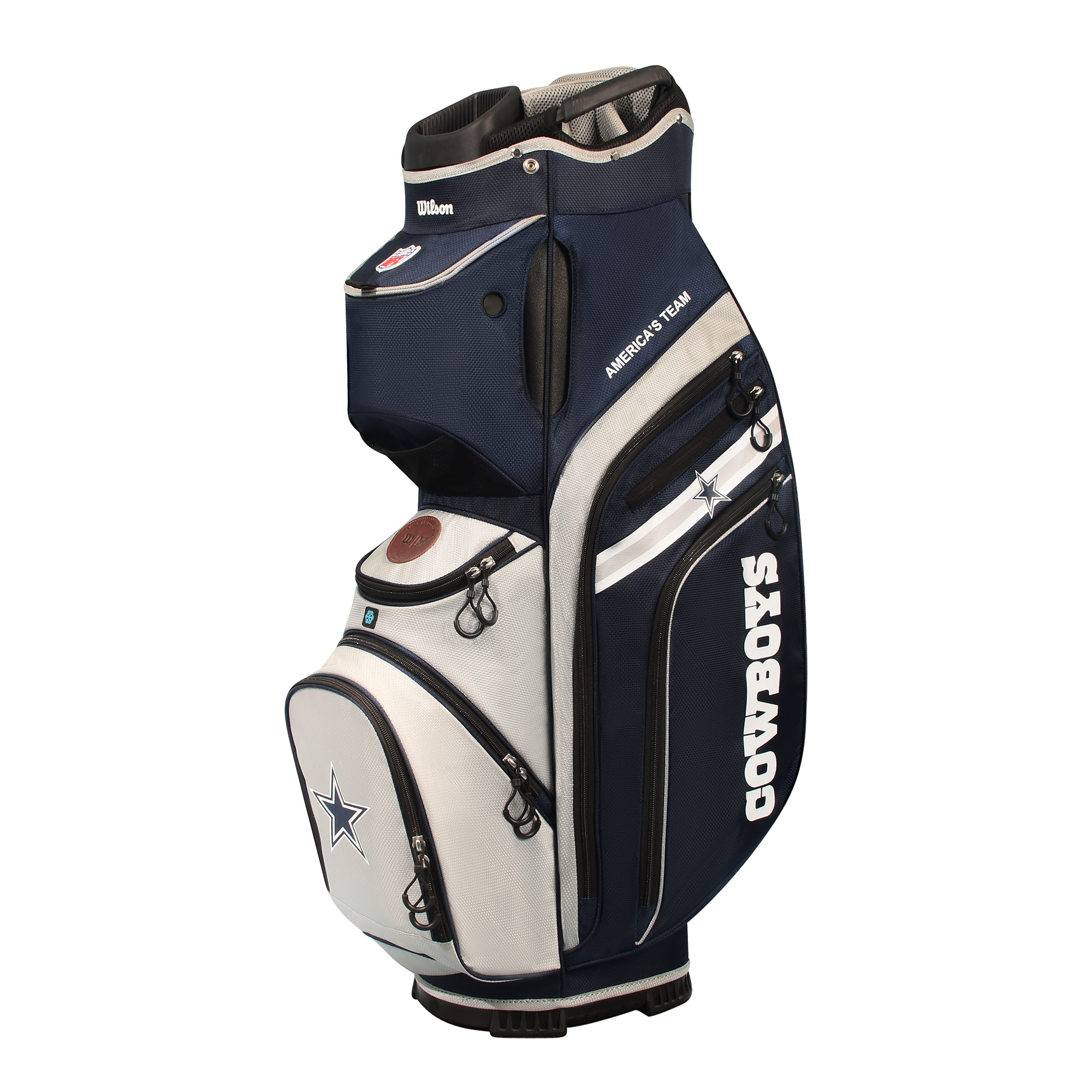 NEW Wilson Staff 2025 NFL Xtra Cart Golf Bag 14-Way Top - Pick Your Team - Picture 12 of 35