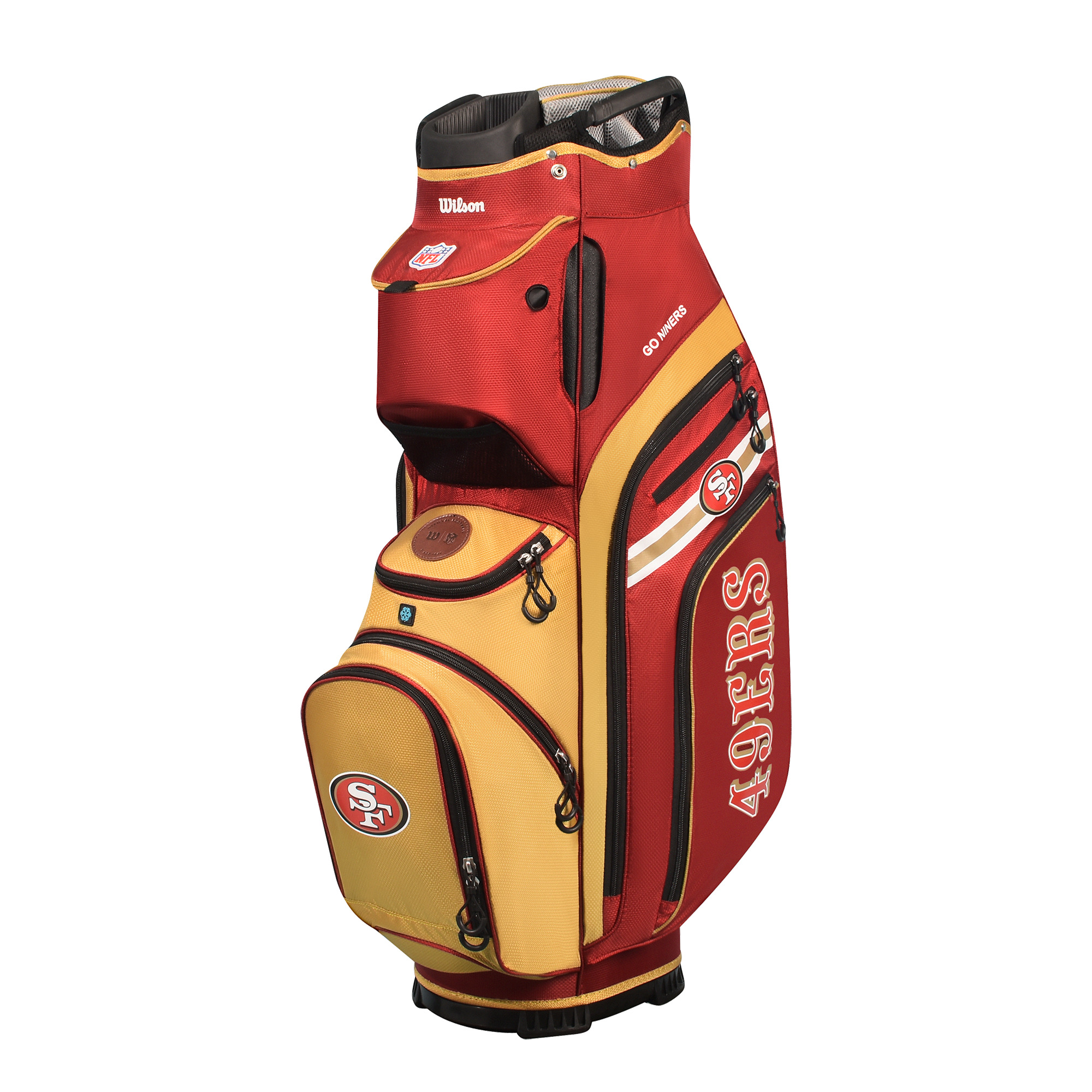 NEW Wilson Staff 2025 NFL Xtra Cart Golf Bag 14-Way Top - Pick Your Team - Picture 31 of 35