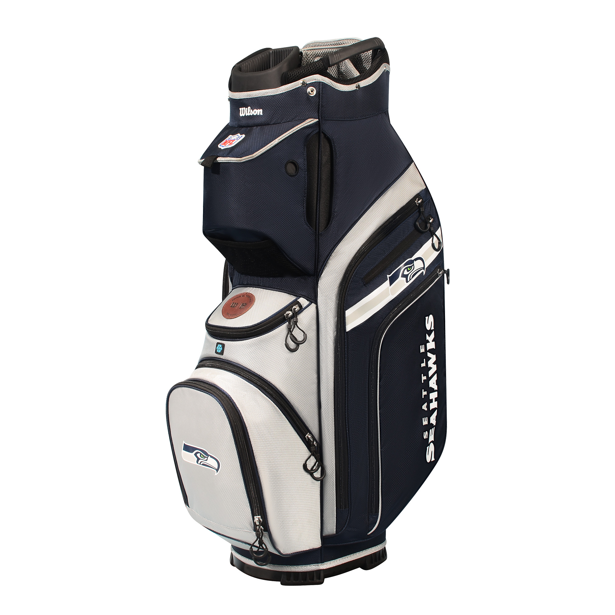 NEW Wilson Staff 2025 NFL Xtra Cart Golf Bag 14-Way Top - Pick Your Team - Picture 32 of 35