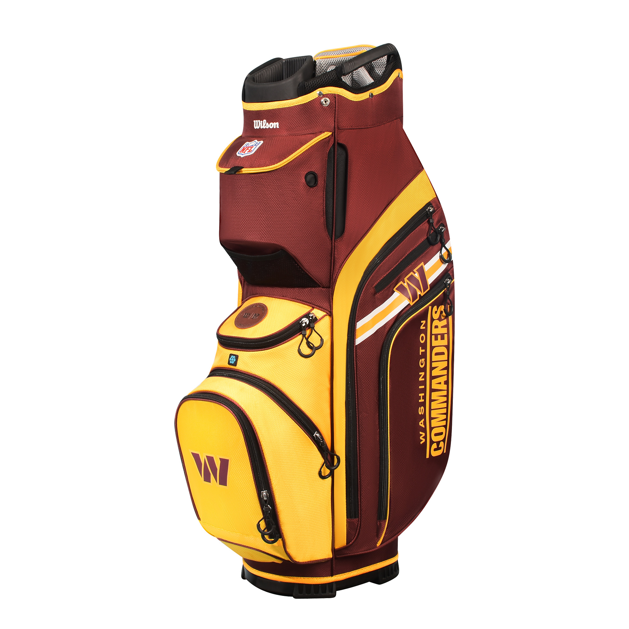 NEW Wilson Staff 2025 NFL Xtra Cart Golf Bag 14-Way Top - Pick Your Team - Picture 35 of 35