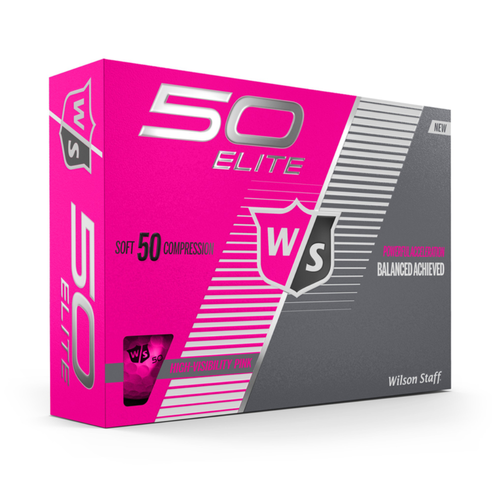 NEW Wilson Staff 50 / Fifty Elite Golf Balls - Choose Color & Quantity!