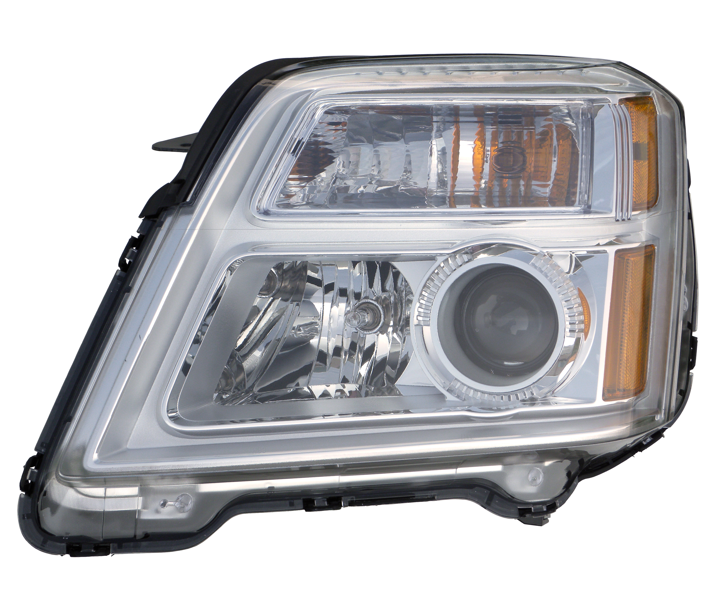 Headlight For 2010-2015 GMC Terrain Left Clear Lens Halogen With Bulb