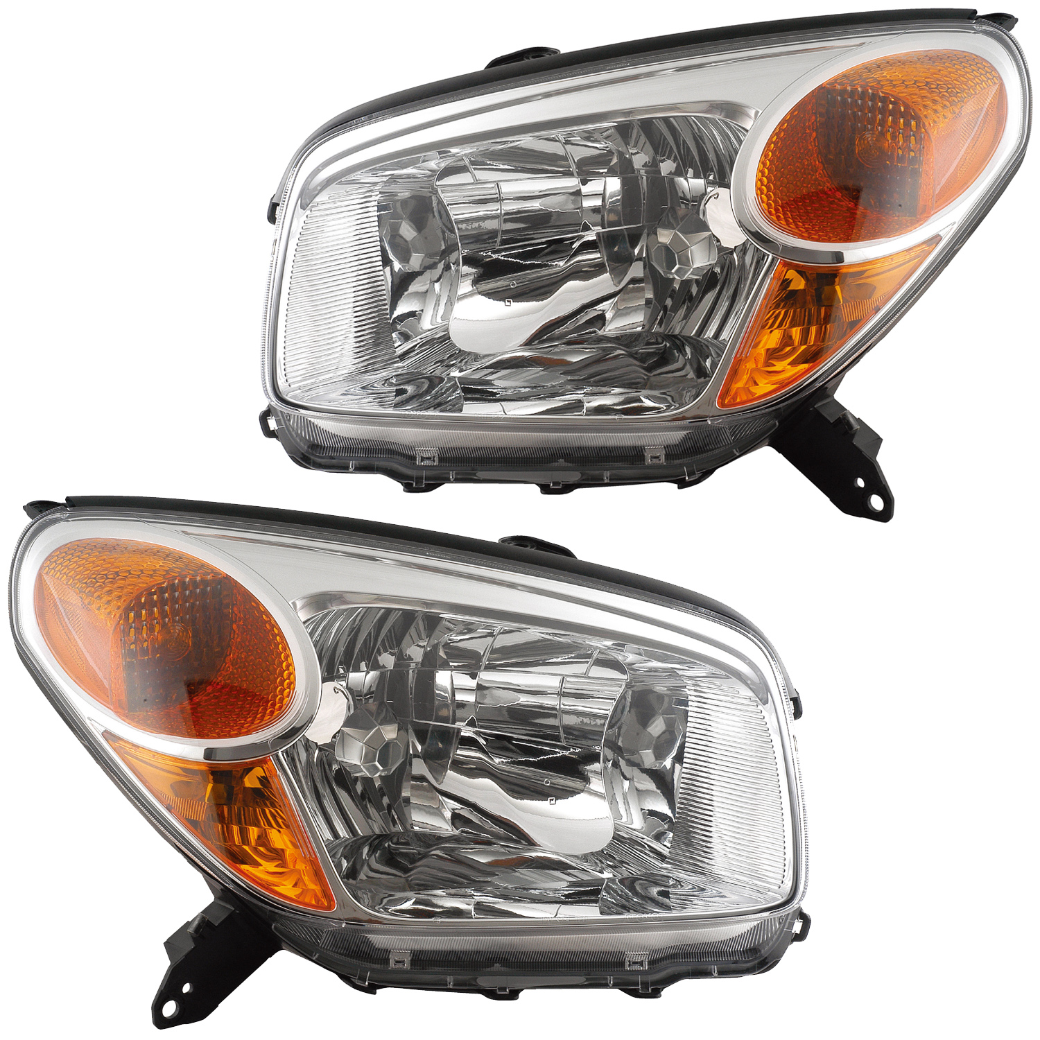 Headlights Headlamps Left /& Right Pair Set for 09-13 Nissan Xterra X /& S Models