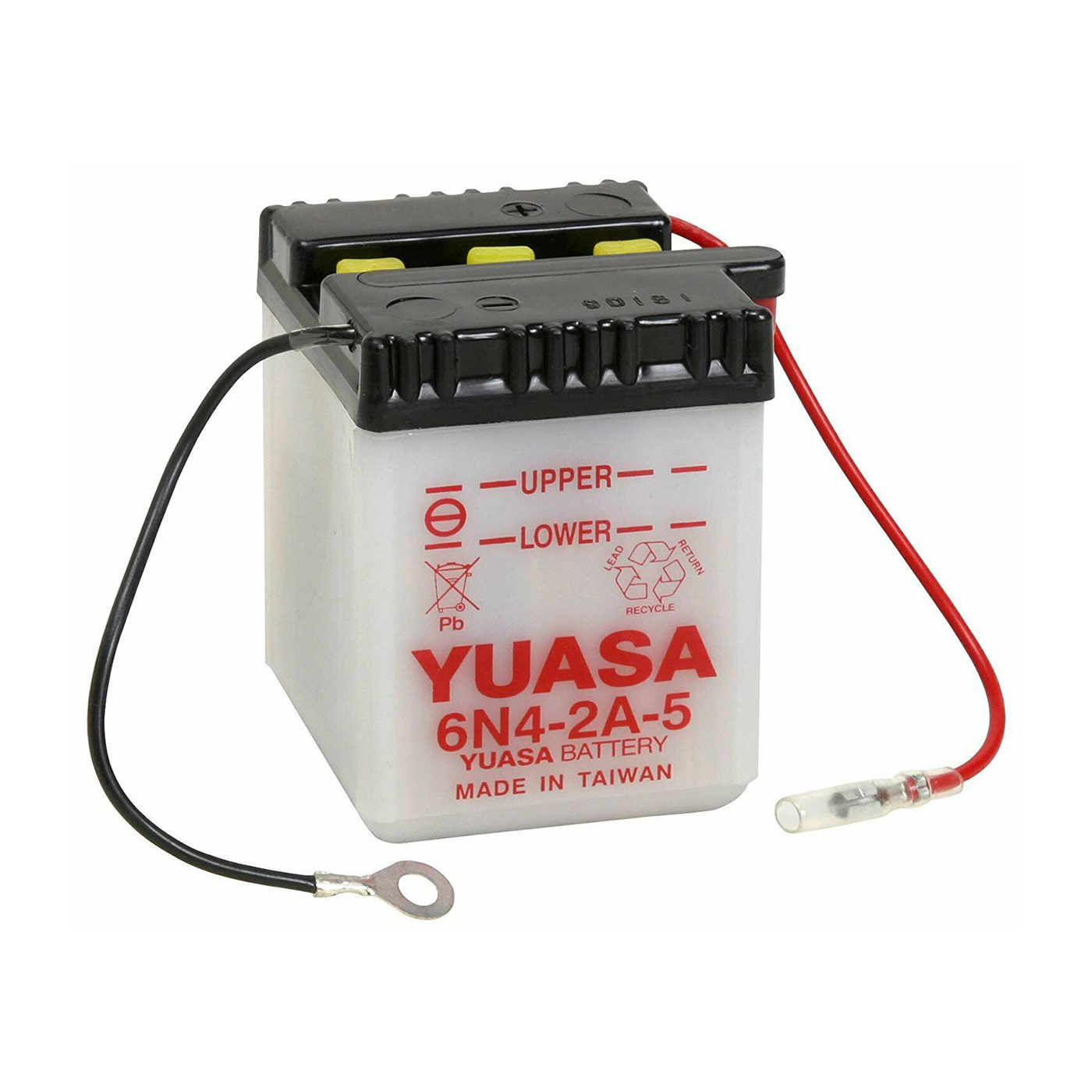 Yuasa YUAM2645A 6N4-2A-5 Motorcycle Battery Conventional 6 Volts 0.4