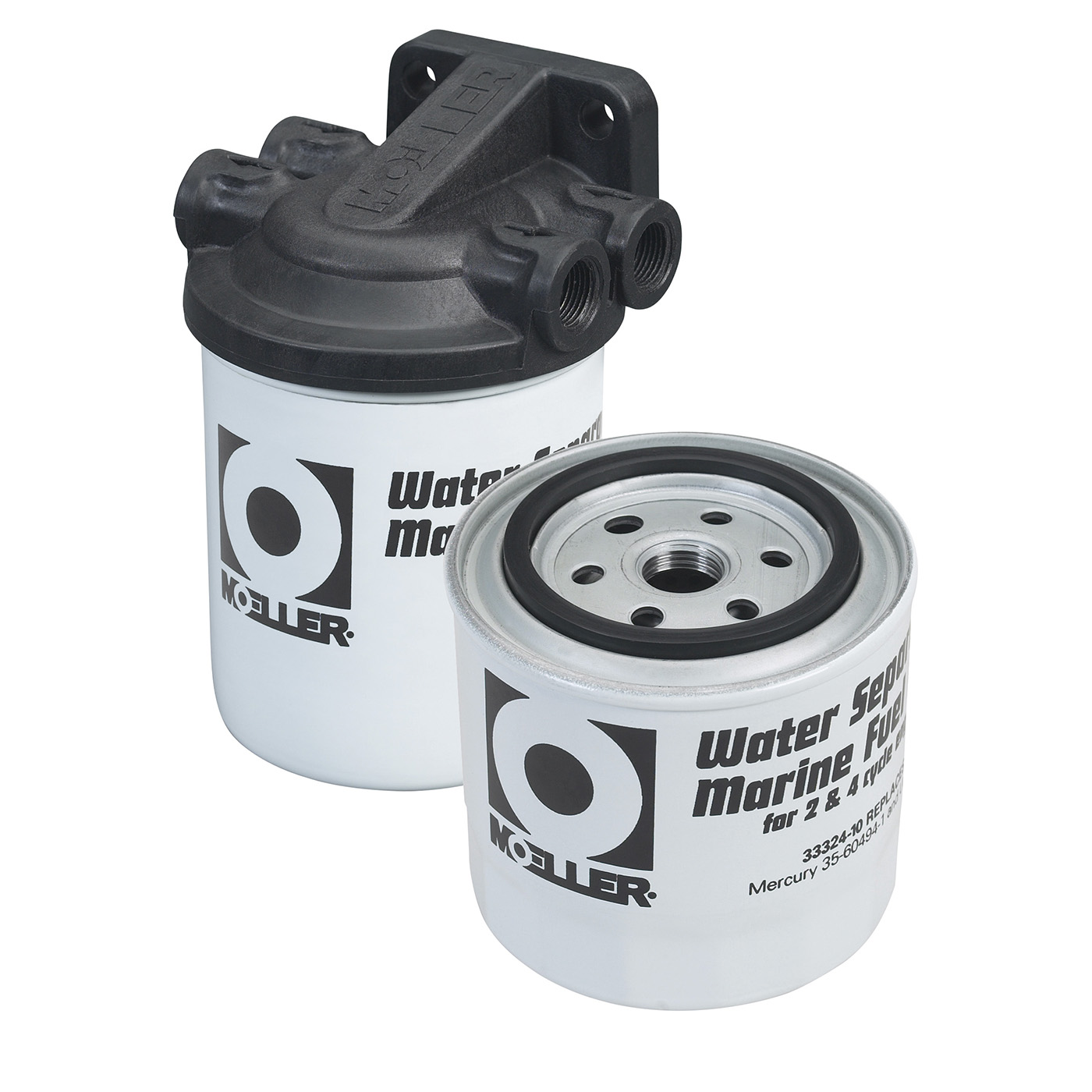 Moeller 03332210 Universal Water Separating Fuel Filter Kit 3/8in NPT