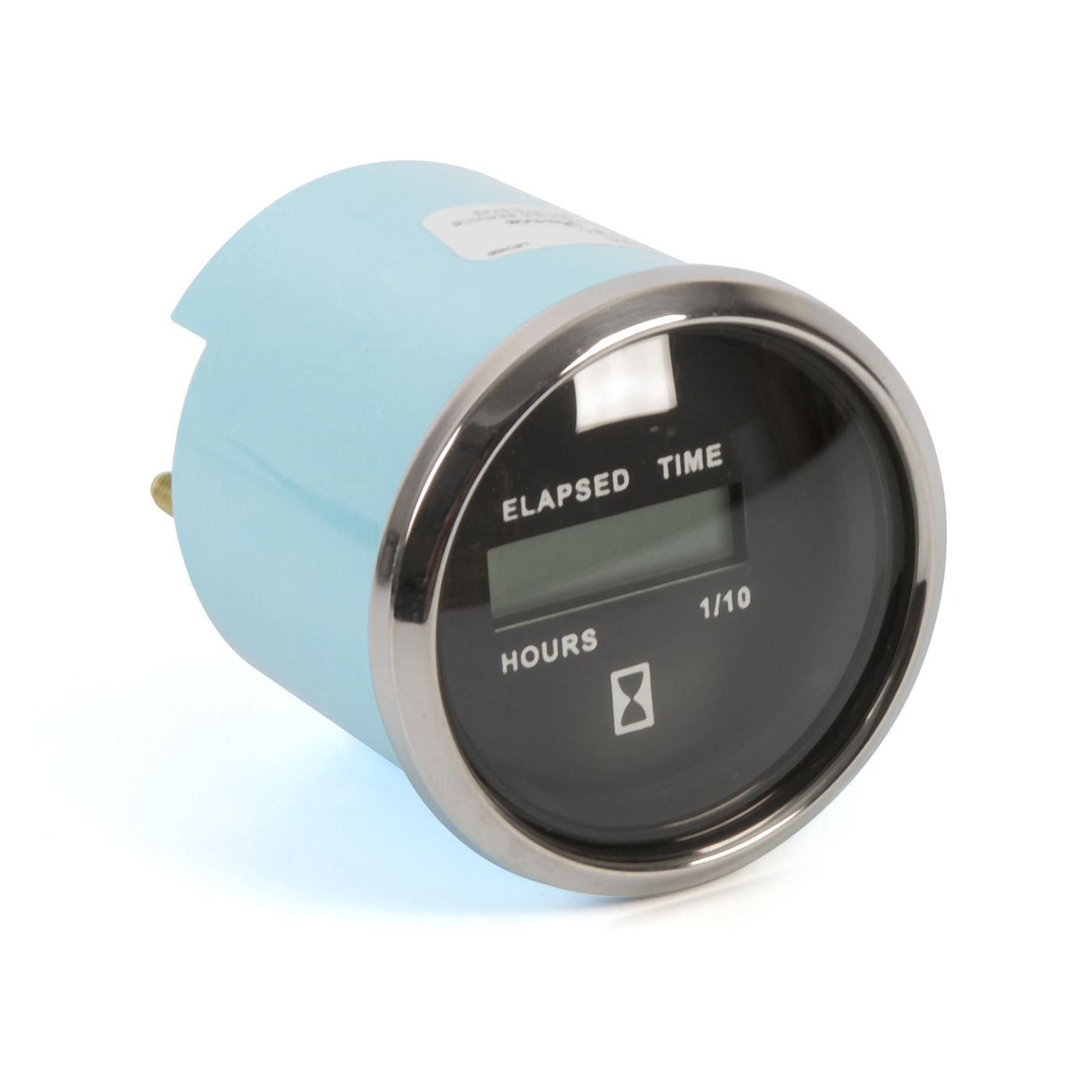 12-32 VDC - 2 Faria 13815 Chesapeake Stainless Steel Digital Hourmeter White
