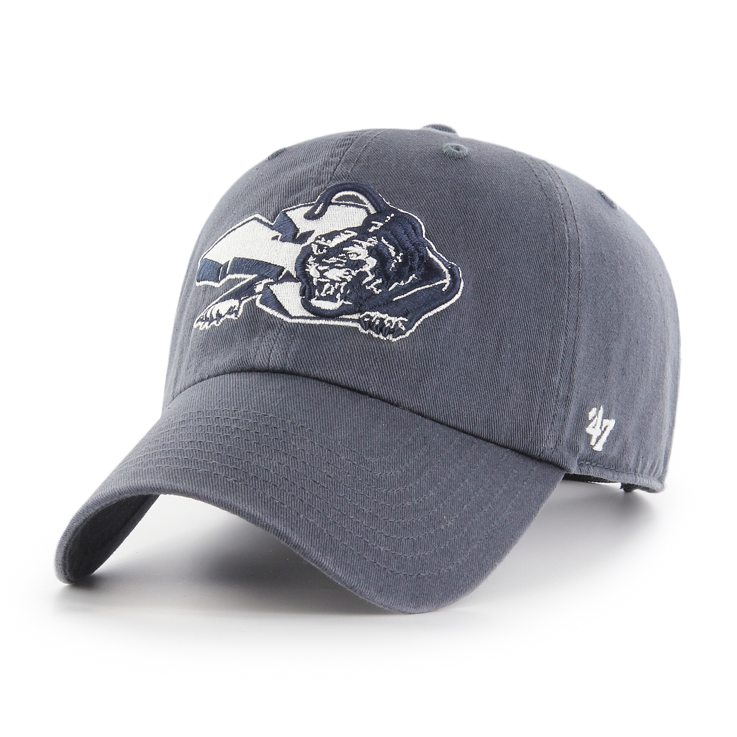 BYU Cougars 47 Brand Faded Navy Vintage Retro Clean Up Adj. Slouch Hat