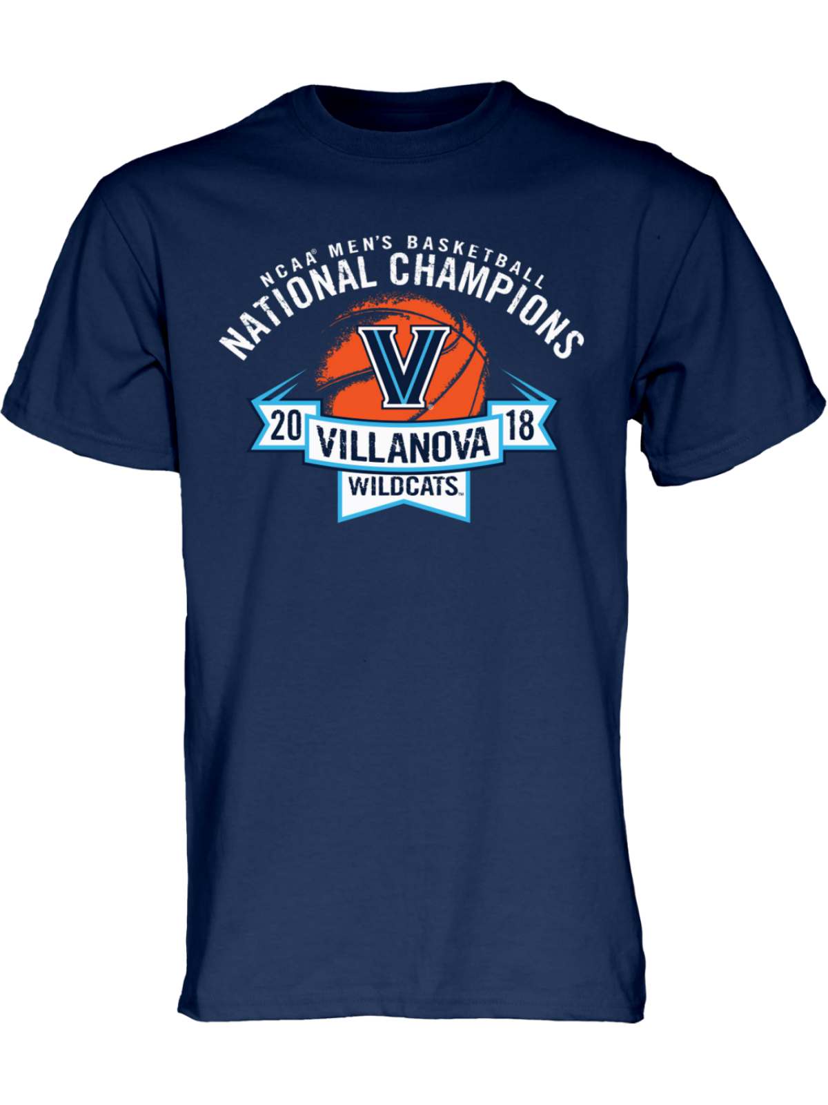 Villanova Wildcats 2018 NCAA Men's Basketball National Champions T-Shirt (L) | eBay