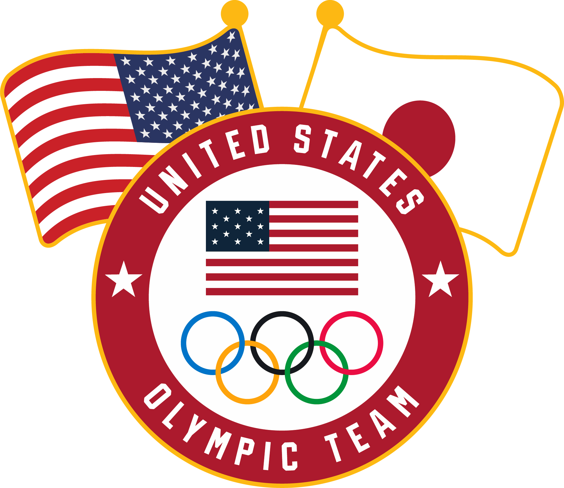 2020 Summer Olympics Tokyo Japan Team USA Flags & Olympic ...