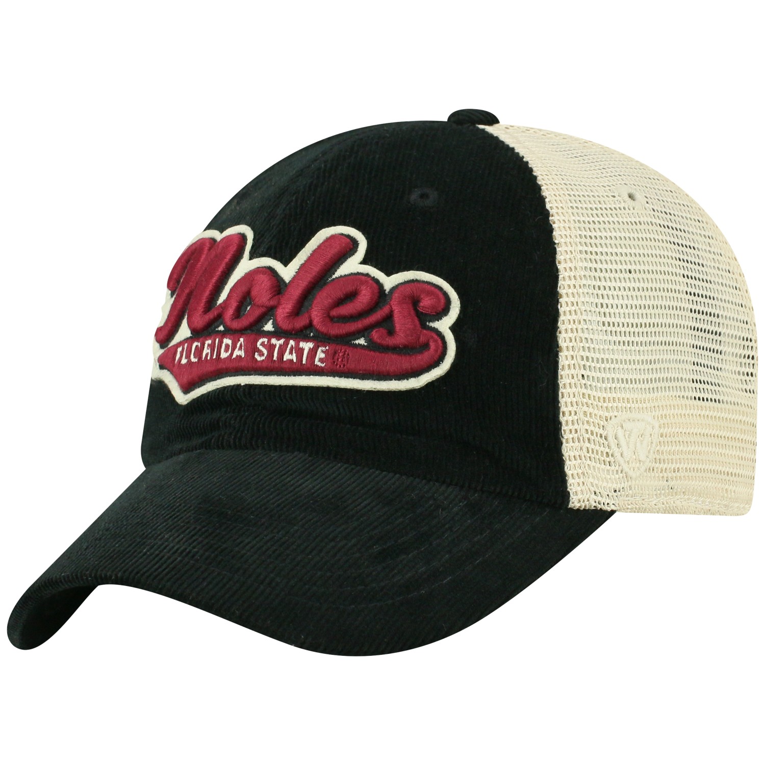Top of the World NASCAR Mens Script Logo Adjustable Black Hat Adjustable