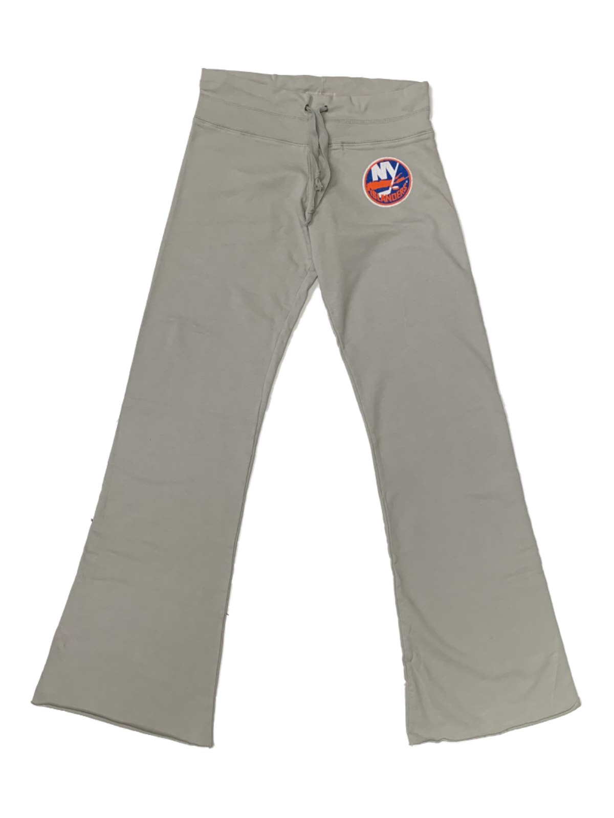 New York Islanders Retro Brand Womens Gray Drawstring Sweatpant Shorts