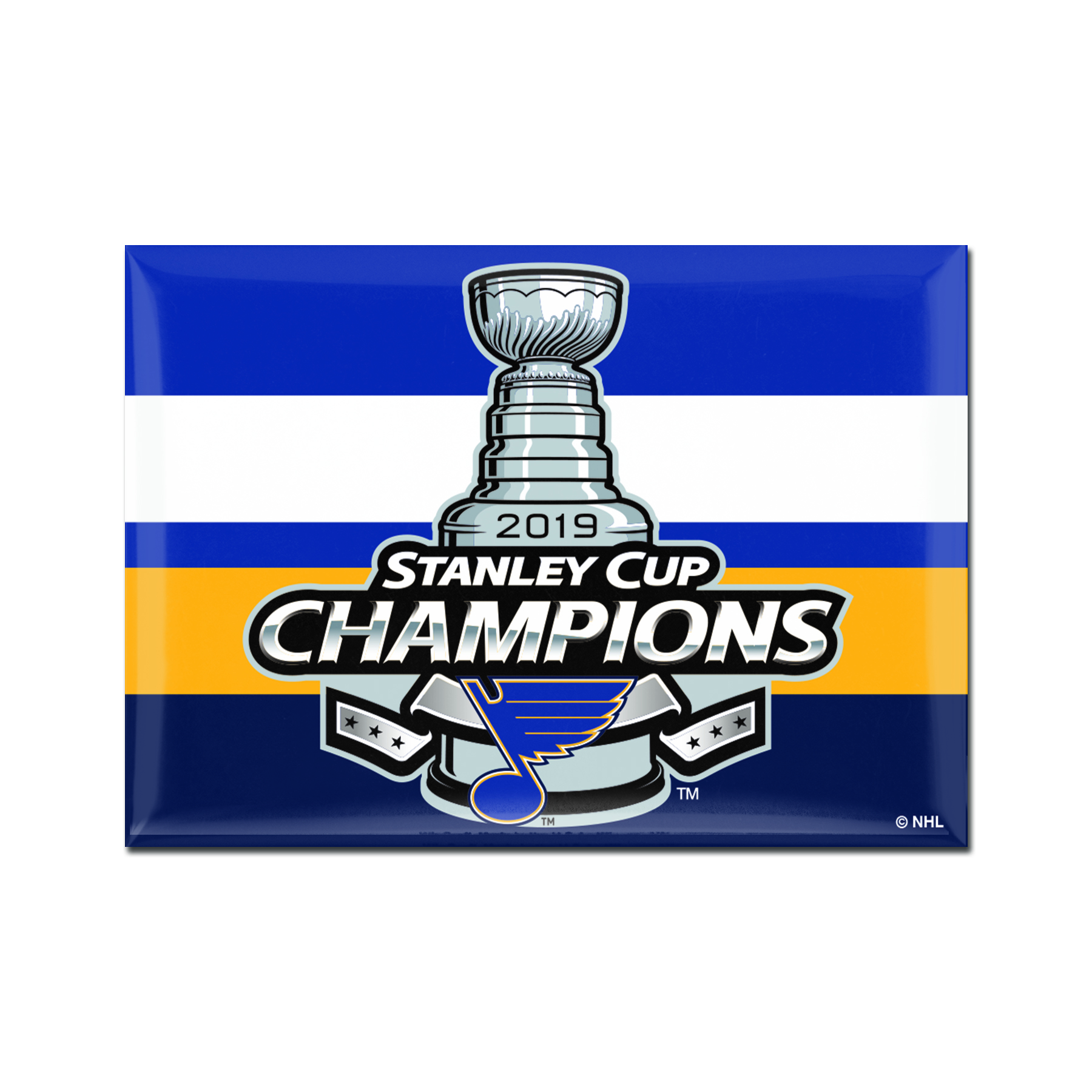 Louis Blues 2019 Stanley Cup Champions Team Colors Metal Lapel Pin WinCraft St