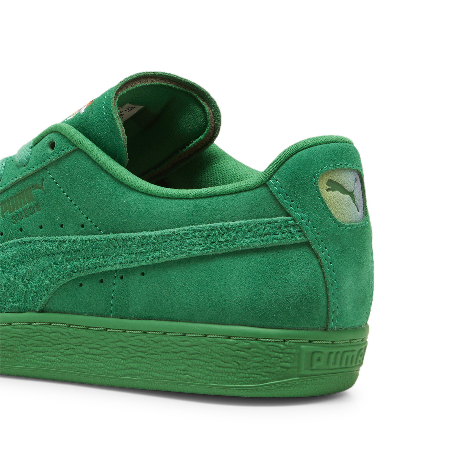 Puma Suede Love Marathon 39583002 Mens Green Suede Lifestyle