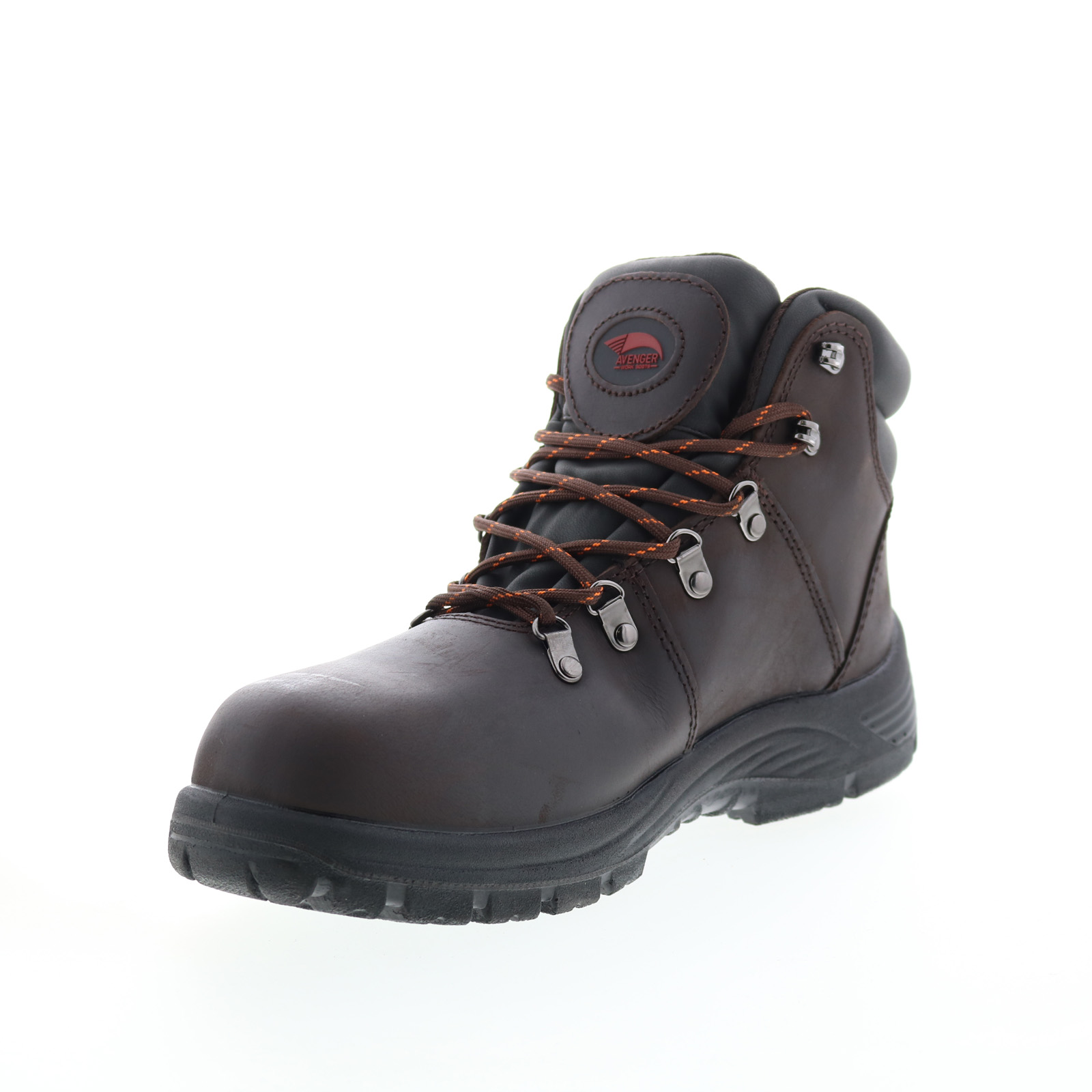 Avenger Framer Electrical Hazard WP A7625 Mens Brown Wide Work Boots - Picture 12 of 16
