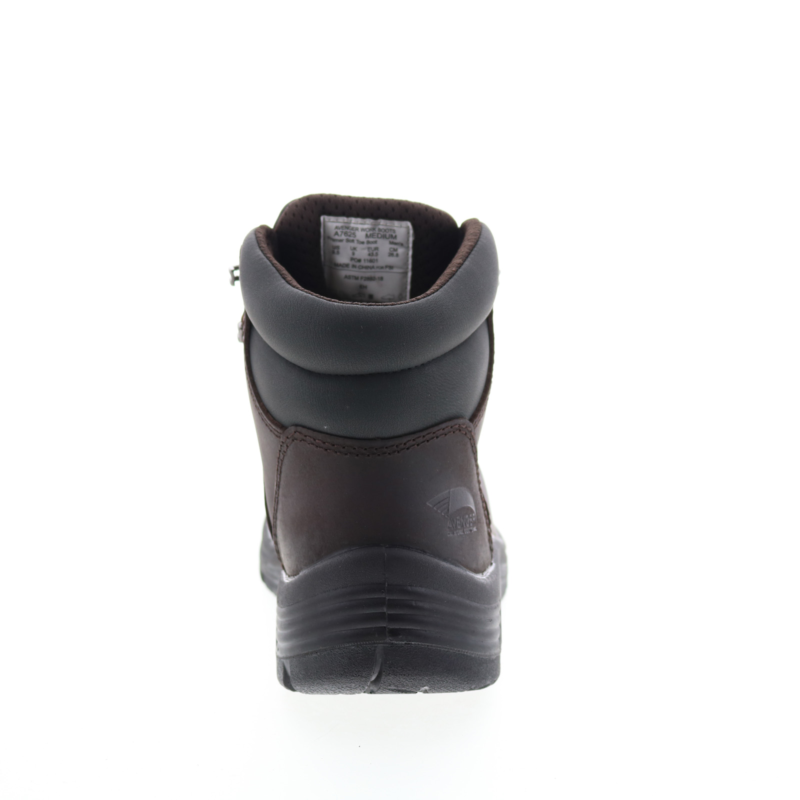 Avenger Framer Electrical Hazard WP A7625 Mens Brown Wide Work Boots - Picture 15 of 16