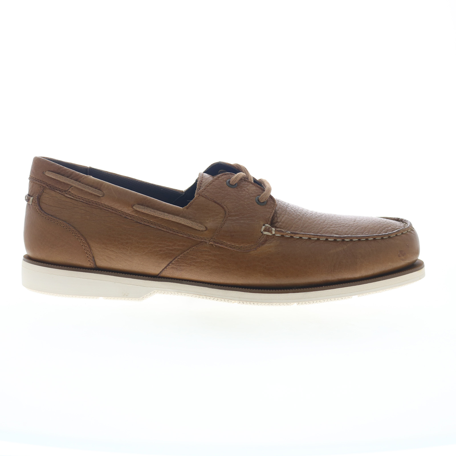Rockport Southport 2 Eye Tie Mens Brown Loafers & Slip Ons Boat Shoes - Picture 2 of 8