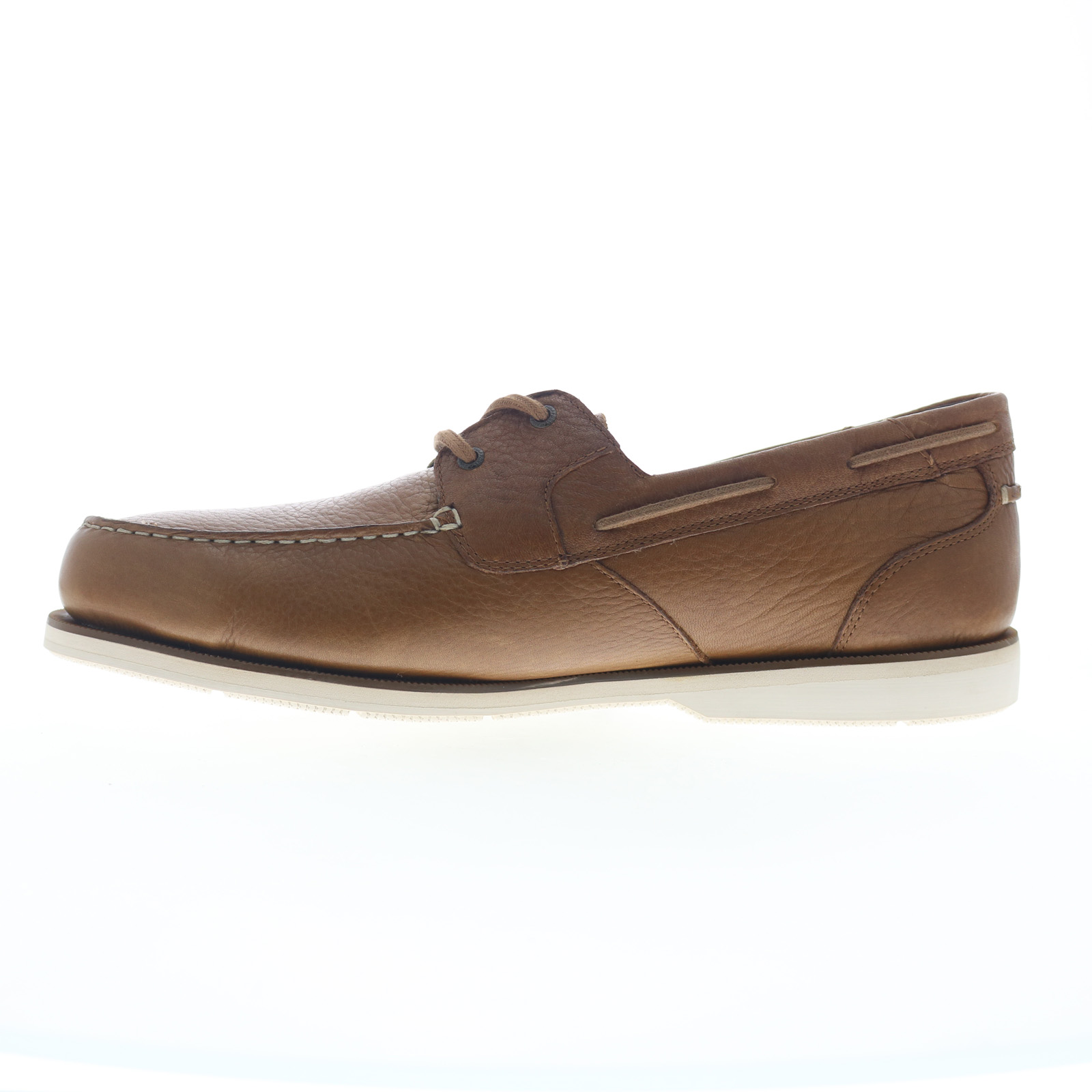 Rockport Southport 2 Eye Tie Mens Brown Loafers & Slip Ons Boat Shoes - Picture 3 of 8