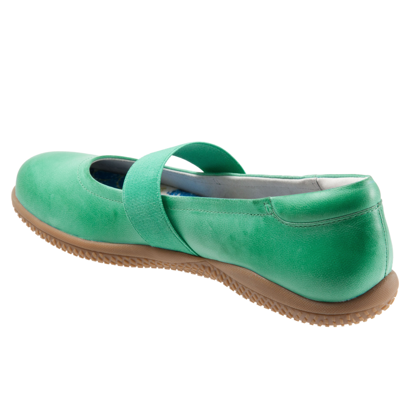 j Softwalk High Point S1466-338 Womens Green Leather Mary Jane