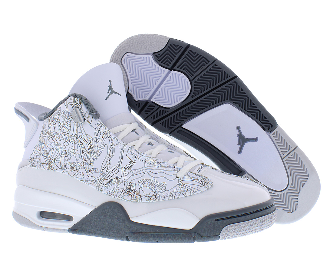 Size 8 - Air Jordan Dub Zero White Cool Grey for sale online | eBay