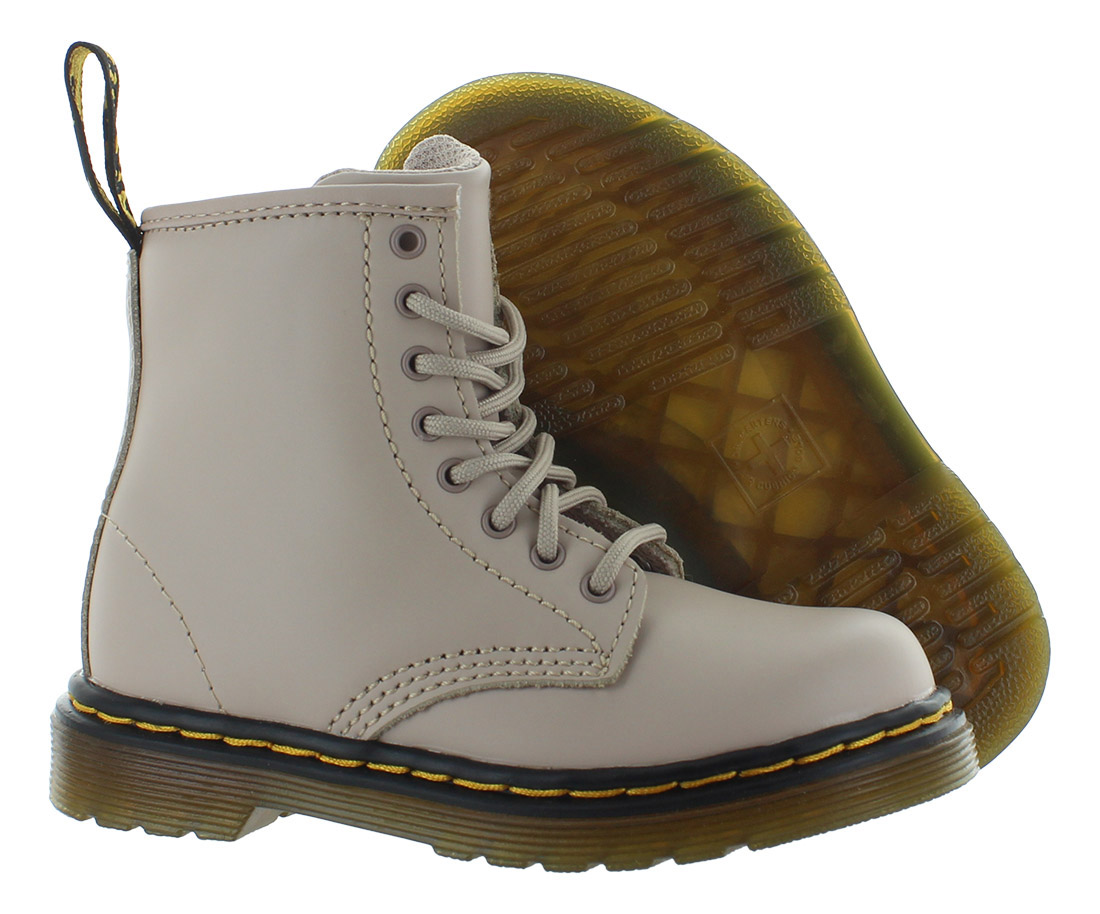 Dr. Martens 1460 Romario Kleinkind/Kleinkind Schuhe Größe 8, Farbe: Vintage Taupe