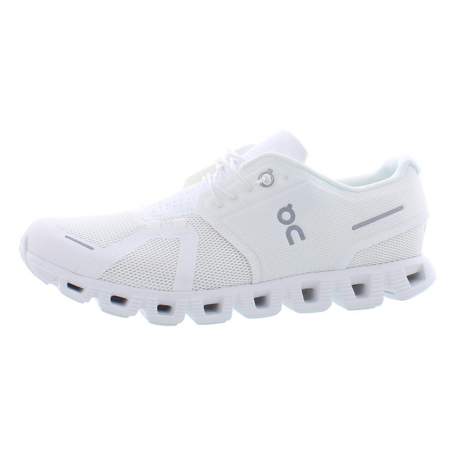 On Cloud Cloud 5 Mens Shoes Size 9.5, Color: All White