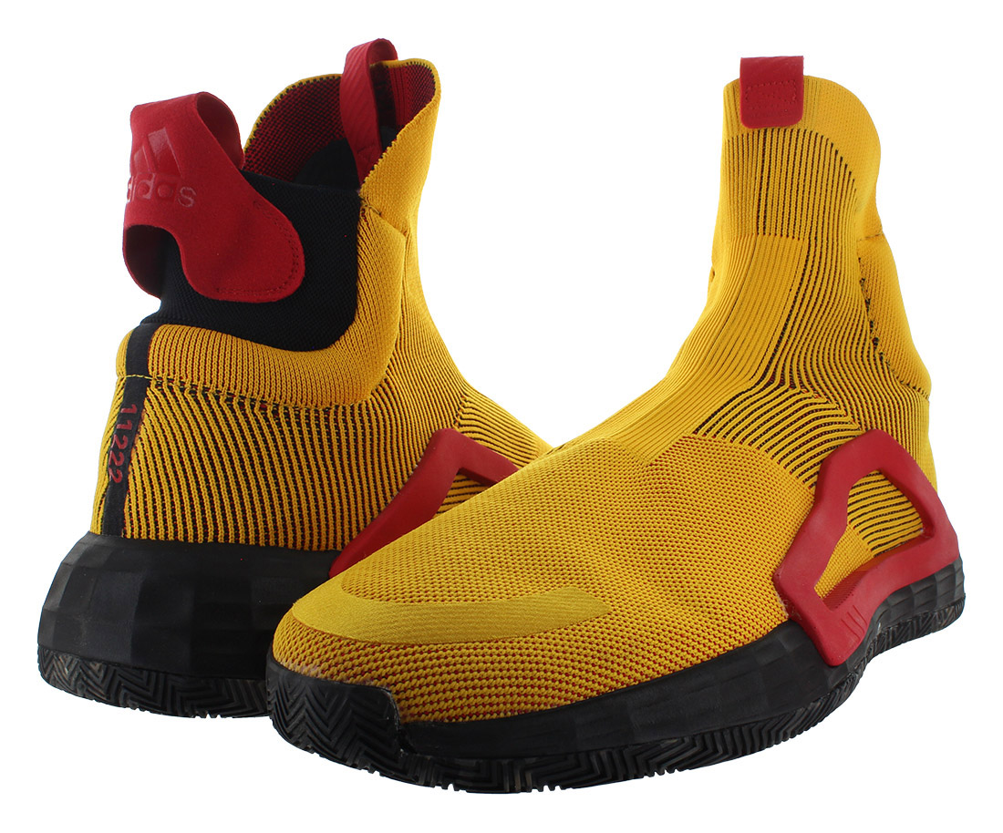Adidas N3xt L3v3l Mens Shoes Size 20, Color: Bold Gold/Core Black/Scarlet
