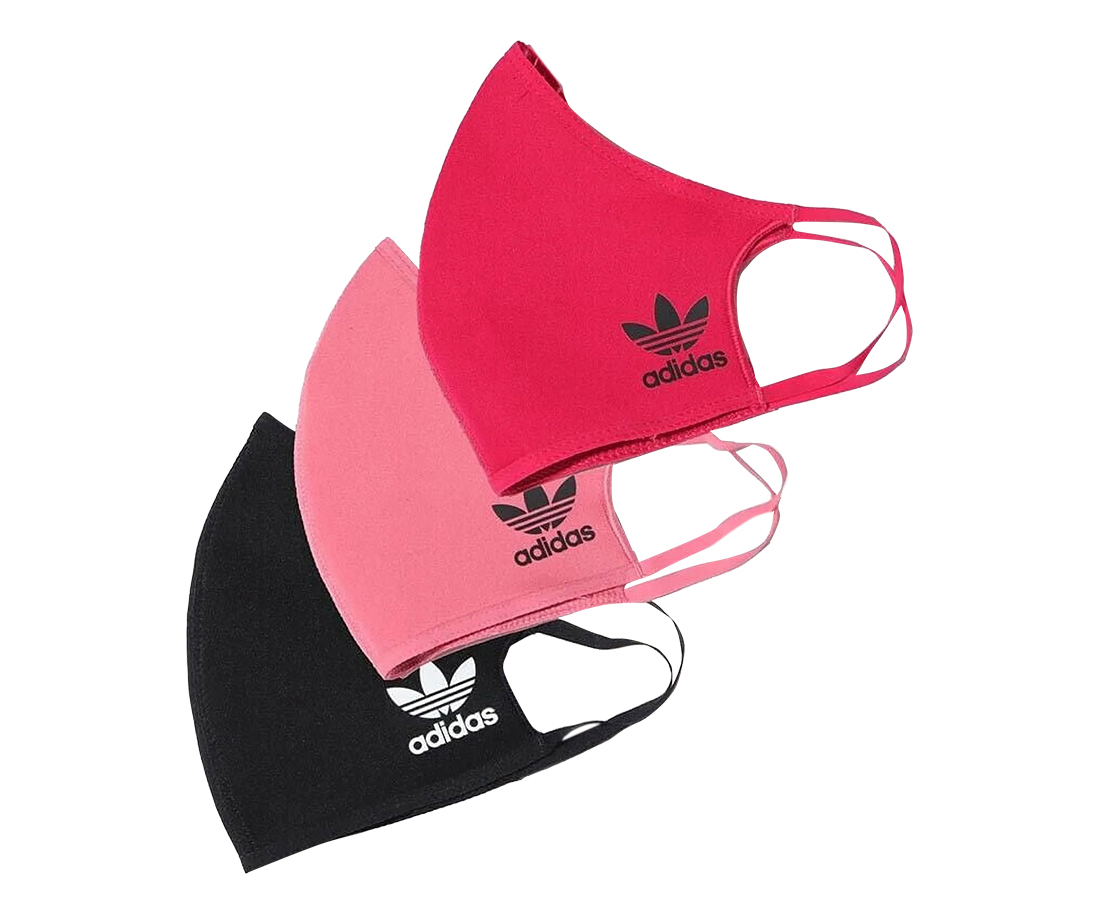 Adidas Face Cvr Unisex Mask Size L, Color: Black/Pink