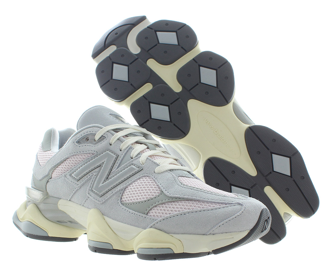 Туфли унисекс New Balance 9060 Размер 10 Цвет СерыйРозовый 33090₽