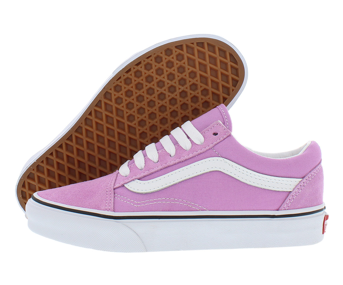 Vans Old Skool Unisex Shoes Size 6.5, Color: Orchid/True White - Picture 2 of 5