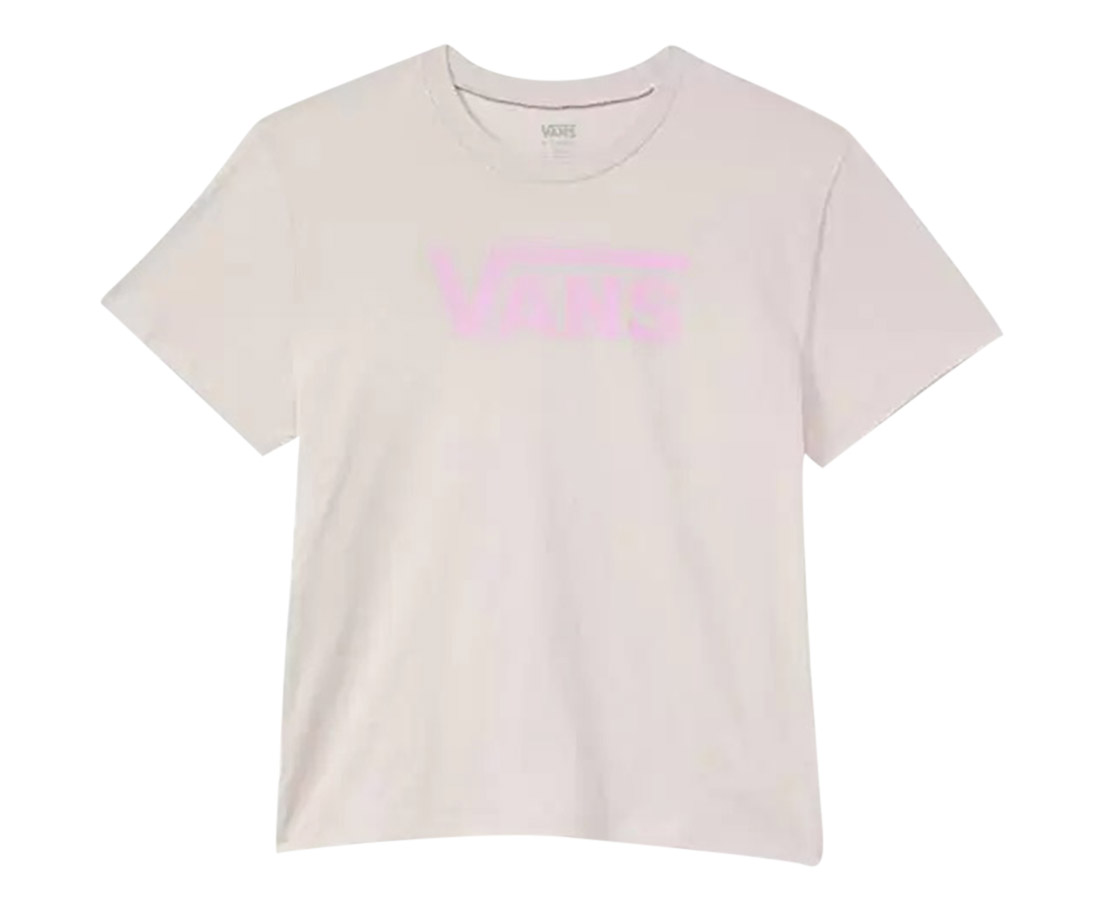 Camiseta y camisetas activas Vans Flying V Ss para mujer talla L, color: lavanda/desnudo - Imagen 1 de 3