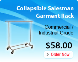Collapsible Salesman Garment Rack
