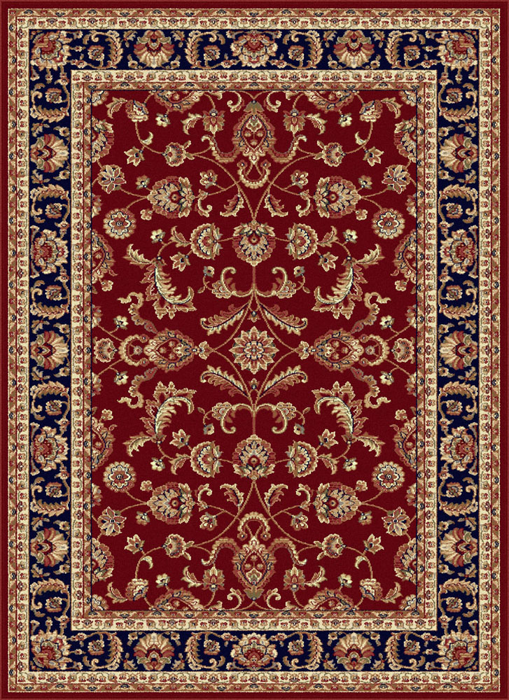 Alfombra persa bordeada Red Scrolls Vines área oriental hojas orientales - Imagen 7 de 15