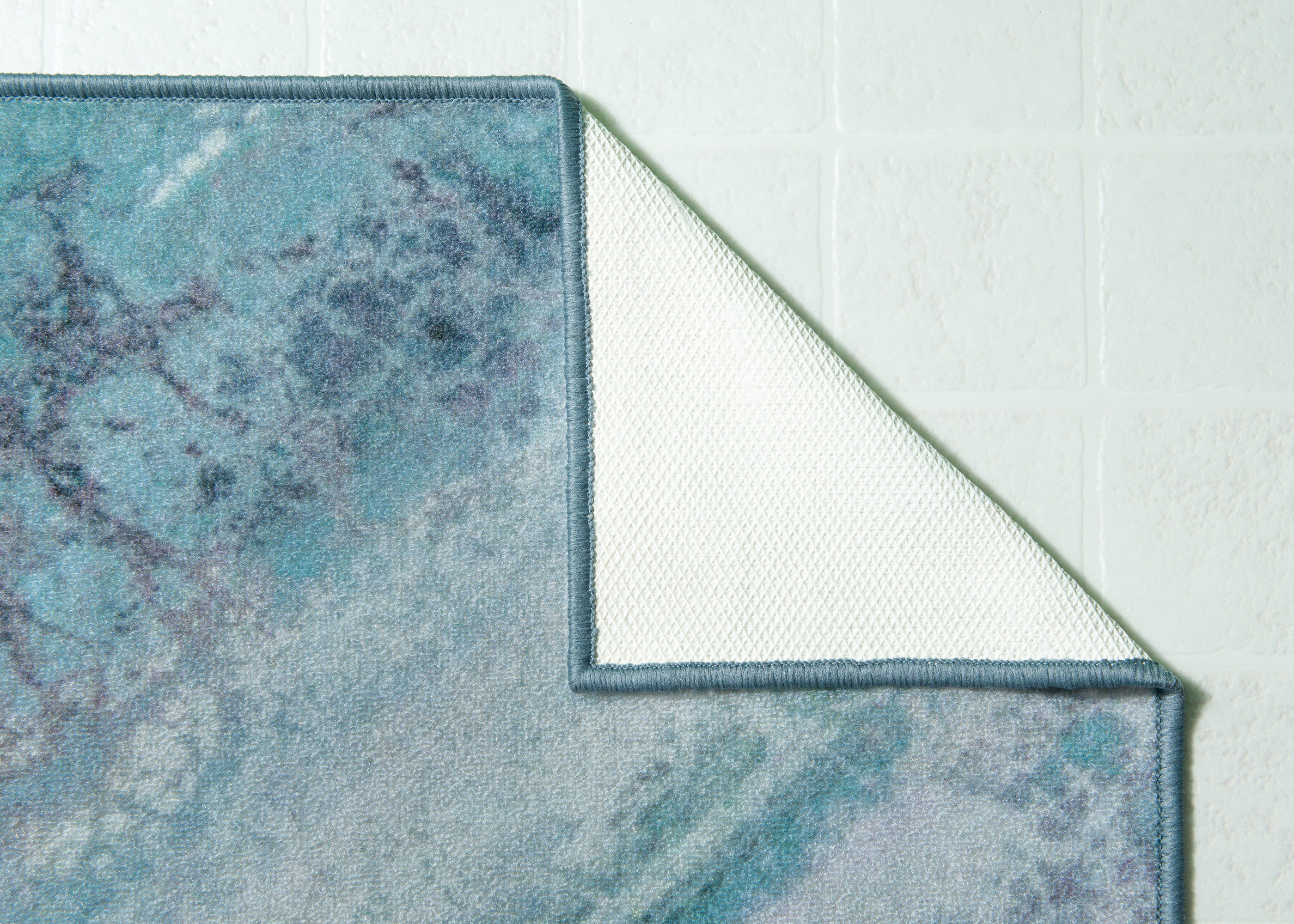 Abstract Galaxy Multi Contemporary Modern Area Rug - Non-Slip Rubber Back Carpet - Picture 11 of 12