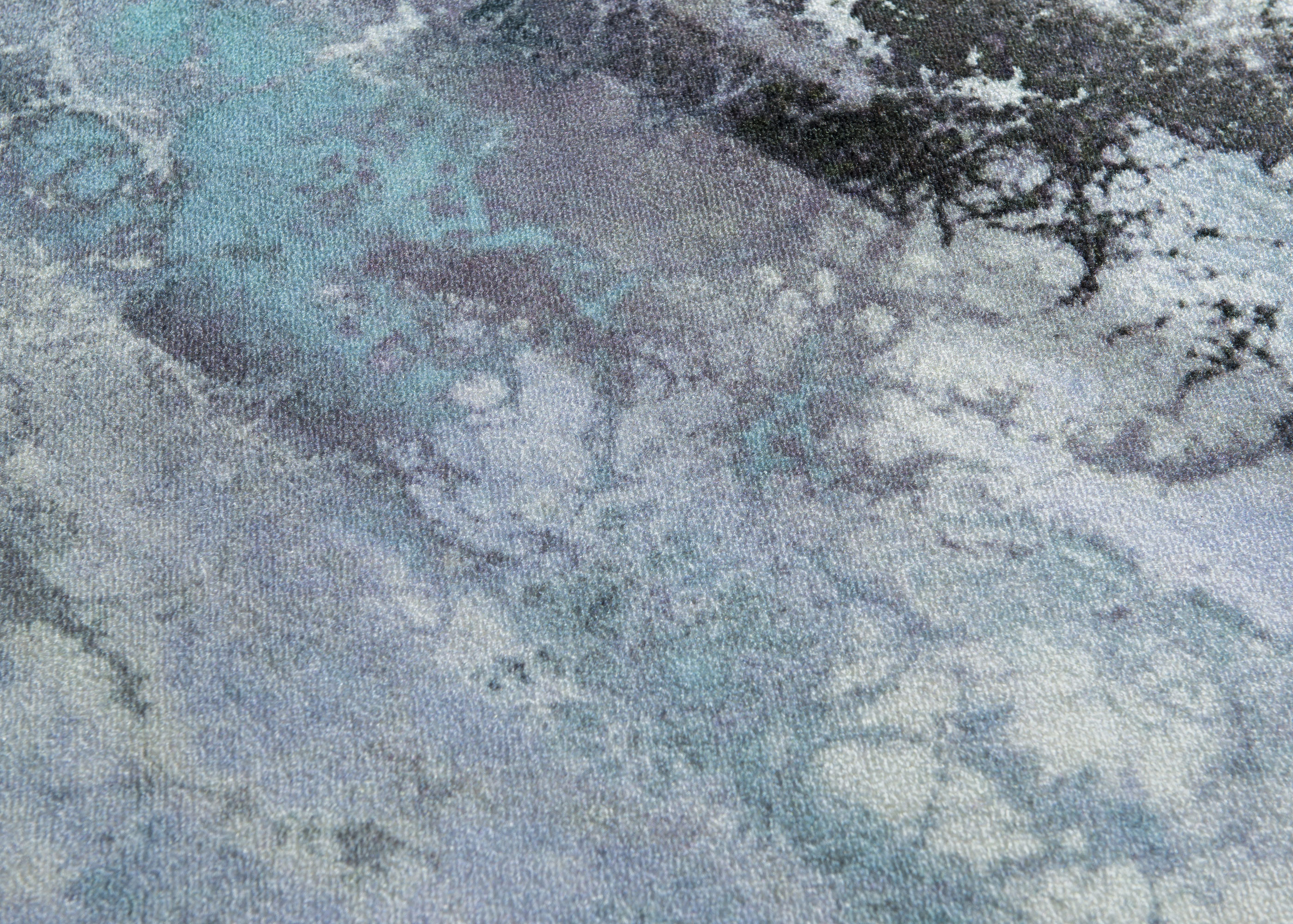 Abstract Galaxy Multi Contemporary Modern Area Rug - Non-Slip Rubber Back Carpet - Picture 9 of 12