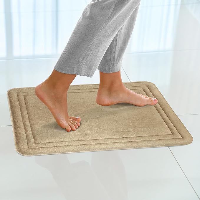 Ultra Soft Anti-Fatigue Non-slip Memory Foam 17"x24" Bathroom Mat Multiple Color - Picture 28 of 33