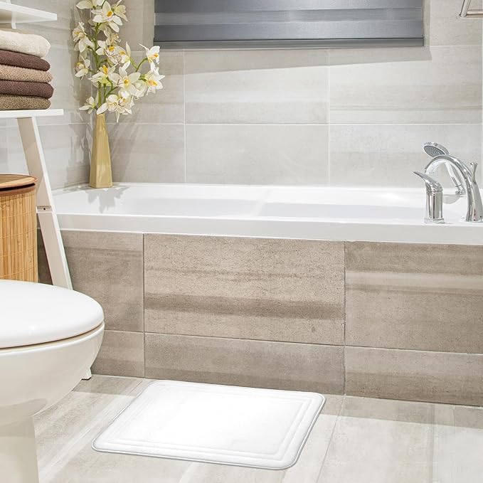 Ultra Soft Anti-Fatigue Non-slip Memory Foam 17"x24" Bathroom Mat Multiple Color - Picture 31 of 33