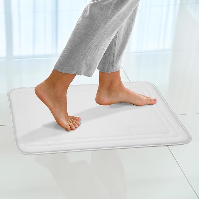Ultra Soft Anti-Fatigue Non-slip Memory Foam 17"x24" Bathroom Mat Multiple Color - Picture 32 of 33