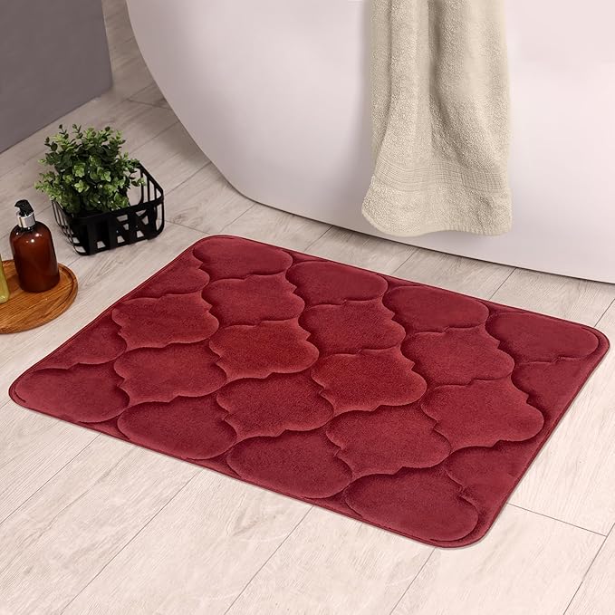 Ultra Soft Anti-Fatigue Non-slip Memory Foam 17"x24" Bathroom Mat Multiple Color - Picture 11 of 33