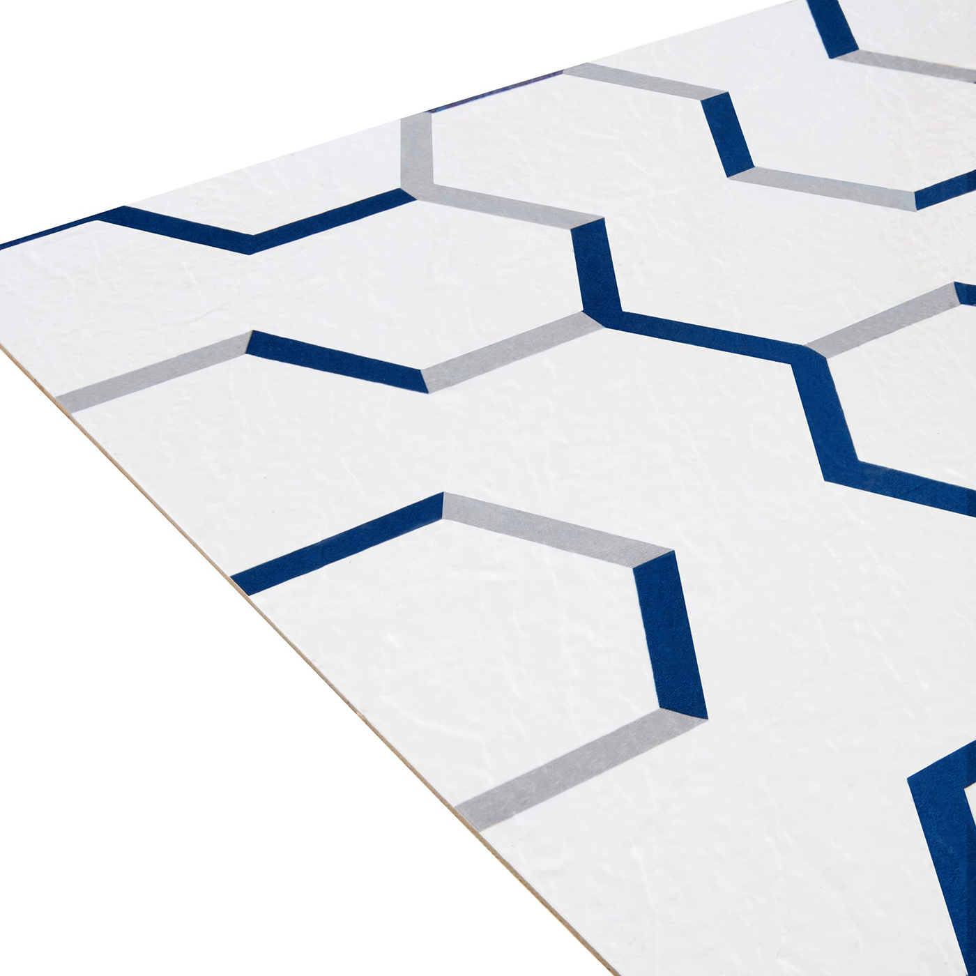 Self-Stick Vinyl Modern Geometric Floor Tiles 1.5mm Thick 12" x 12" 20 Tiles/Box - Picture 31 of 75
