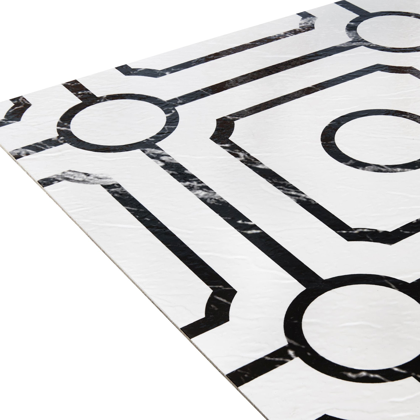 Self-Stick Vinyl Modern Geometric Floor Tiles 1.5mm Thick 12" x 12" 20 Tiles/Box - Picture 17 of 75