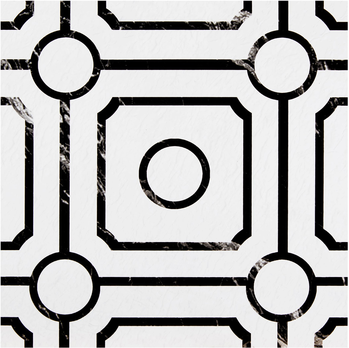 Self-Stick Vinyl Modern Geometric Floor Tiles 1.5mm Thick 12" x 12" 20 Tiles/Box - Picture 15 of 75