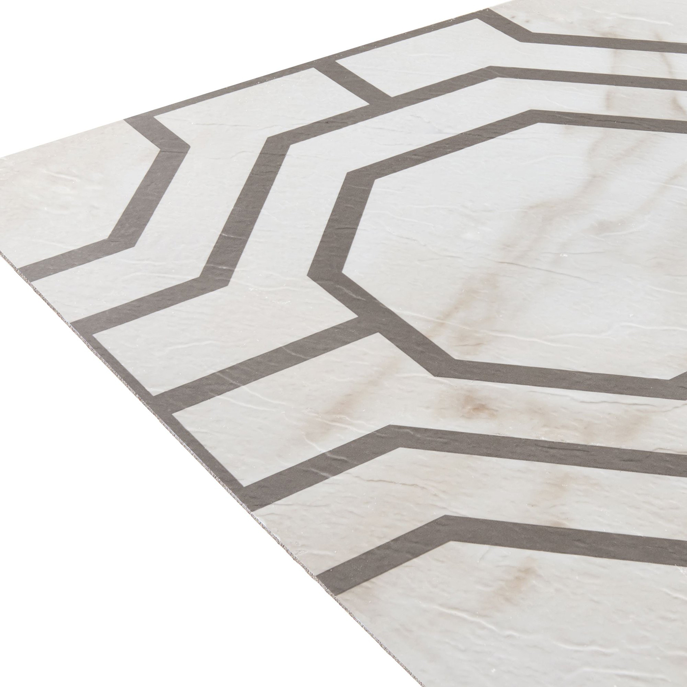 Self-Stick Vinyl Modern Geometric Floor Tiles 1.5mm Thick 12" x 12" 20 Tiles/Box - Picture 45 of 75