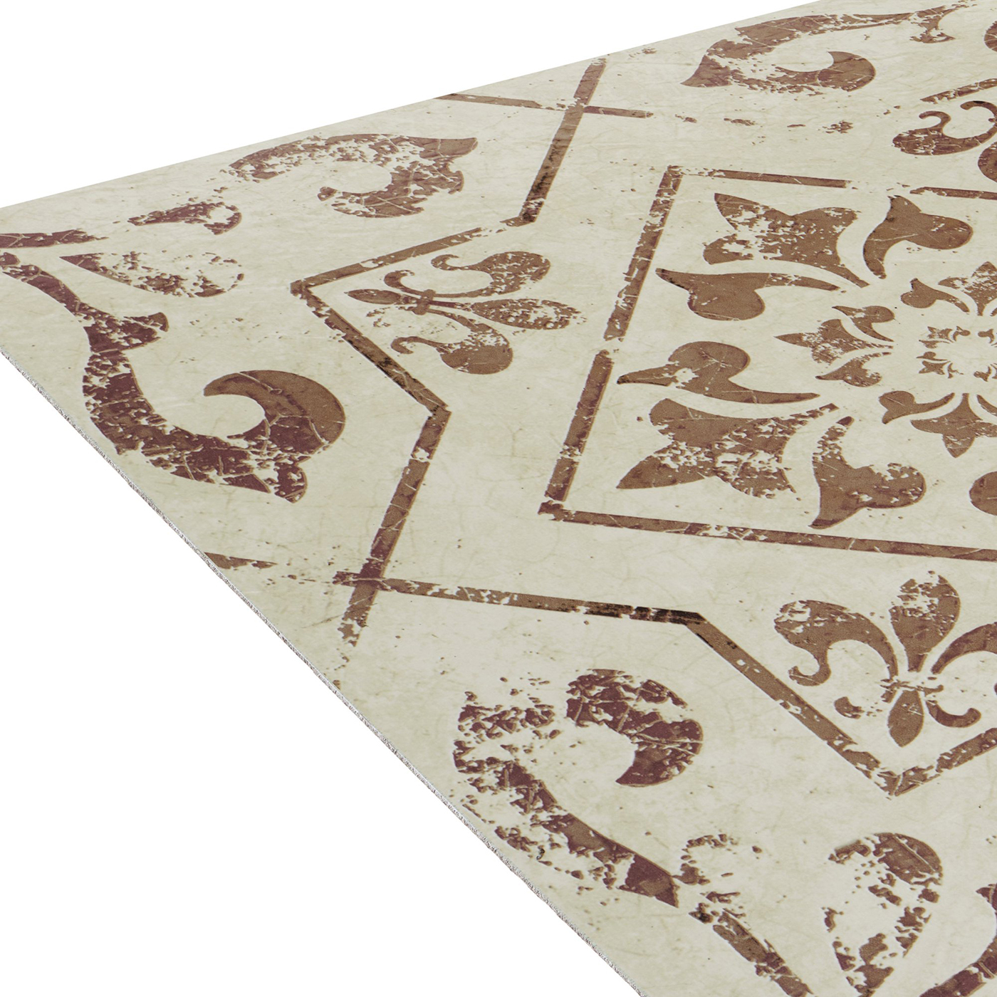 Self-Stick Vinyl Modern Geometric Floor Tiles 1.5mm Thick 12" x 12" 20 Tiles/Box - Picture 63 of 75
